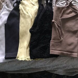 Movement by Free People Happiness Runs 9 M/L ribbed tanks perfect condition